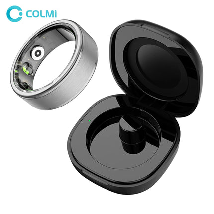 New COLMI R03 Smart Ring Charging Case Men Women, Battery Life 39 Days, Health Monitor, IP68 & 5ATM Waterproof, Multi-sport Mode