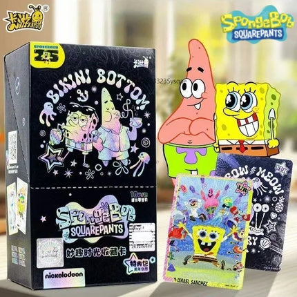 KAYOU Genuine SquarePants Card Tedianbao Patrick Star Squidward Tentacles Animation Game Collection Card Peripheral Toy Gift