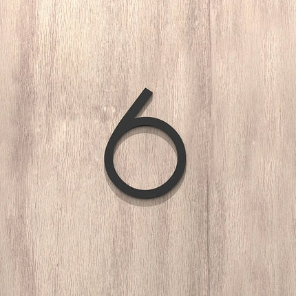 On The Door Extra Apartment Floating Exterior House Hotel Building 3D Digits Number Art Nordic Home Decor Wall Sticker Acrylic