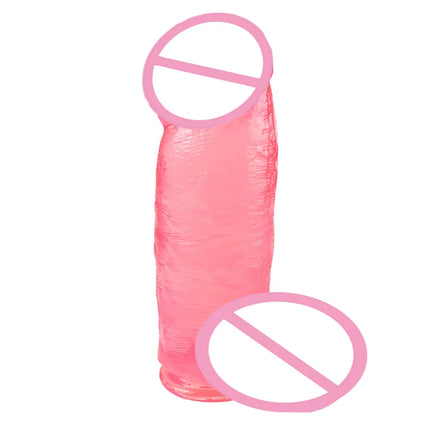 D 7.5CM SUPPER thick dildo Huge Realistic Giant Long Dildo Soft Silicone Vaginal Masturbators Penis Erotic Toy for Women - DILDO