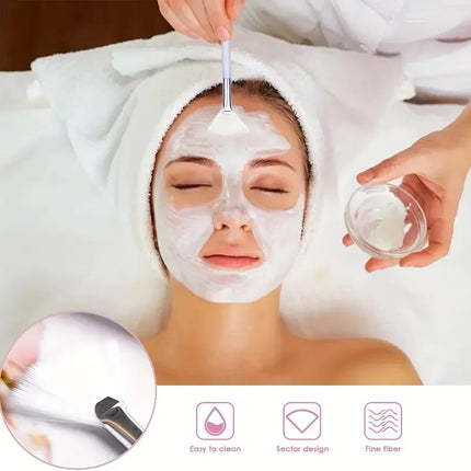 4pcs/Set DIY Face Mask Brush Set Multifunctional Soft Applicator Brushes Facial Mask Mud Application Women Beauty Skincare Brush