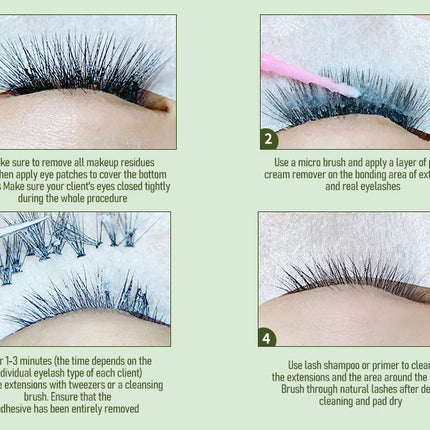Veyes Inc Eyelash Extensions Cream Remover Veyelash Aloe Ingredients  Eyelashes Glue Remover soft Gentle Remover For Makeup