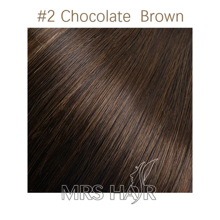 Invisible Hole Flat Pu Tape Human Hair XO Twin Tabs 25cm Long Tape PU Weft Real Human Hair No Glue Microlink Application 40-50g