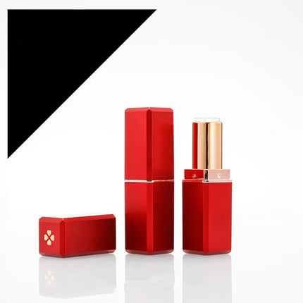 10/30/50/100pcs 12.1mm Four Leaf Clover Lipstick Tube Square DIY Lip Balm Tube Convenient Travel Tools Refillable Bottles