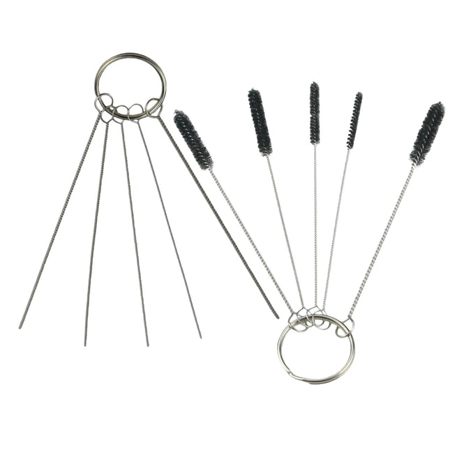 Carburetor Carbon Dirt Jet Remover Cleaning Needles Brushes Wires Set For Auto Motorcycle ATV Chainsaw