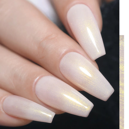 NailCo 10ml Gold Pink Pearl Shell Base Gel Polish 10 Colors Auroras 3D Thread Shell Gel Semi Permanent Soak Off UV LED Nails Art