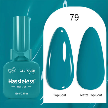 Single-use gel nail polish, 15ml each, requires LED lighting, solid color, a must-have for manicures | Vibrant nail colors | Nai
