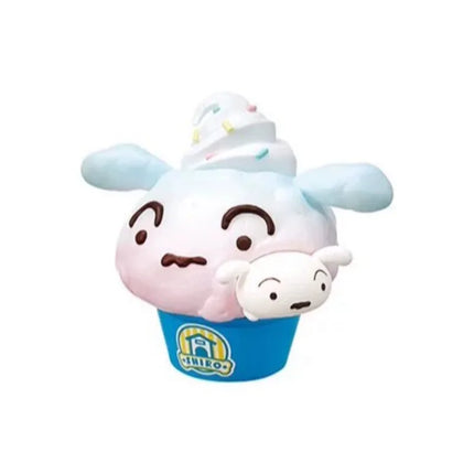 Crayon Shin Chan Figure Shiro Afternoon Bochan Tea Dim Sum Model Desktop Ornament Blind Box Toy