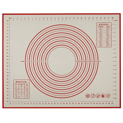 UNTIOR 1PCS Silicone Baking Mat Kneading Pad Dough Mat Pizza Cake Dough Maker Kitchen Cooking Grill Non-Stick Gadgets Bakeware