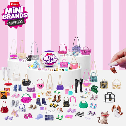 ZURU Mini Brands Surprise Blind Ball Collectibles Series 3 4 Fashion Mystery Capsule 5 Surprise  toys Blind Box Bag Shoes Ball