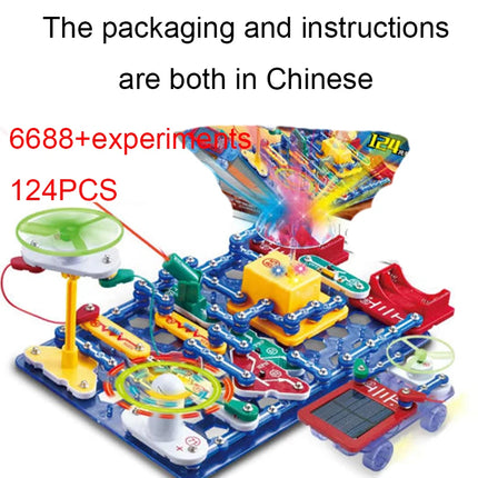 2025 New STEM Education Building Blocks Toy Set - Electronic Science Experiment Physics Technology Boy's Birthday Gift