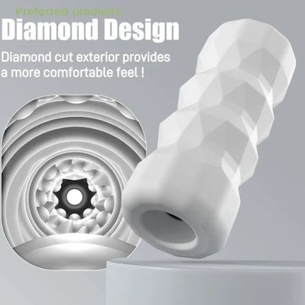 Soft Pussy Vagina Masturbation Products Male Silicone Masturbator Cup Penis Trainer Adult Endurance Vacuum Pocket Cup For Adults