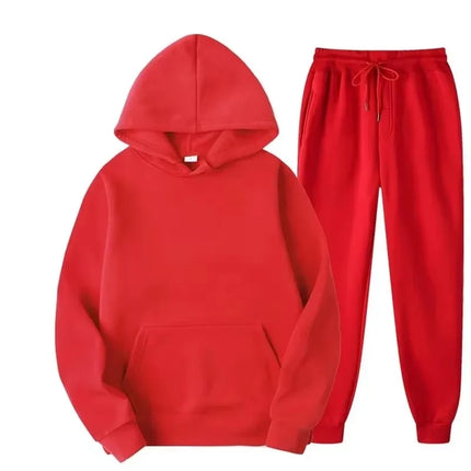 Men's Hoodie and Pants Tracksuit Set - Warm Casual / Ensemble Survêtement Hommes Capuche et Pantalon - Chaud Décontracté