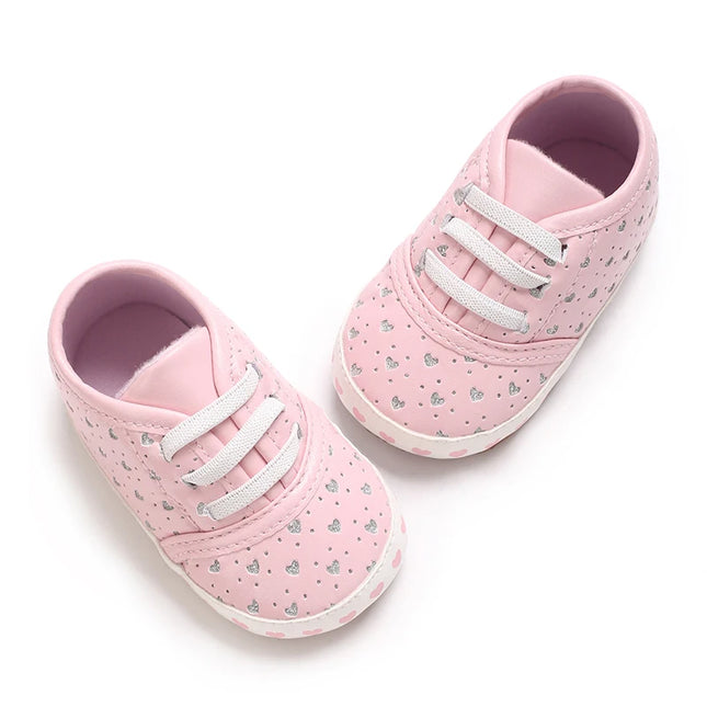 Spring and Autumn Pink Series Hot Selling Children's Shoes Baby Shoes Soft soled Anti slip Baby Shoes Newborn Baby Step Shoes