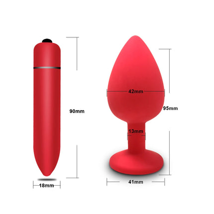 S/M/L  Anal Butt Soft Silicone Plug Prostate Massage Stimulator For Couples Adult Erotic Anal plug Sex Toys for Women Men Gay