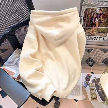 Spring And Autumn Thin 2025 New Cute Girl Zipper Hooded Fun Cat Jacket Collection Fashion Trends Versatile Casual Lazy Wind