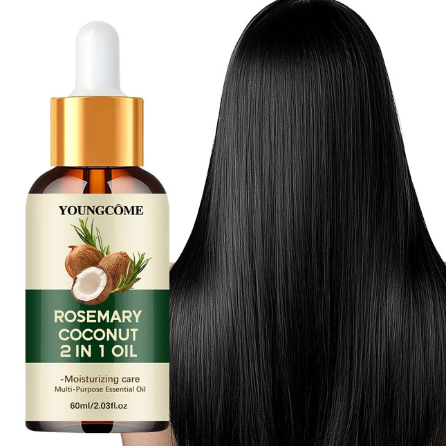 Rosemary Oil Hair Essential Coconut Oil Improve Hair Loss And Nourishes Strengthen Hair Roots Scalp Treatment Hair Care
