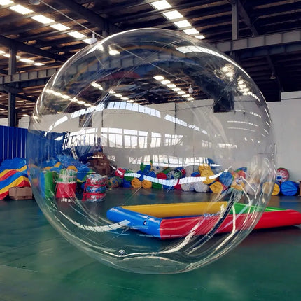 HIBADOU Water Walking Ball Zorb Ball 2M TPU Human Hamster Ball Inflatable Water Balloon Water Play Equipment Clear Dancing Ball