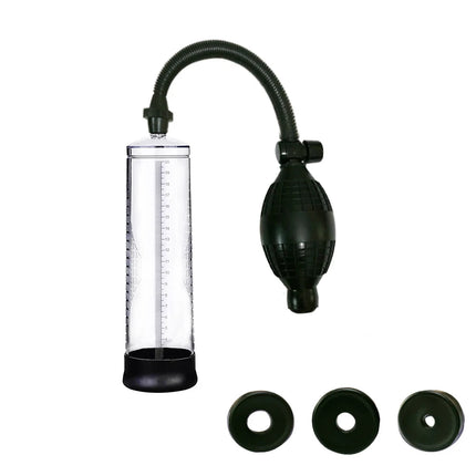 Male Manual Penis Pump Penis Enlarger Negative Pressure Vacuum Pump Big Dick Erection Enhancement Trainer Equipment Adult SexToy