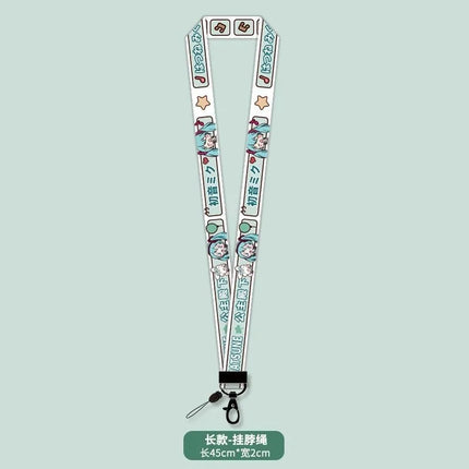 New Hatsune Miku film and television peripheral two-dimensional lanyard mobile phone key anti-lost wrist lanyard gift wholesale