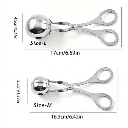 304 Stainless Steel Meatball Maker Kitchen Gadget Baller - Easy to Use Meat Ball Maker for Perfectly Shaped Meatballs