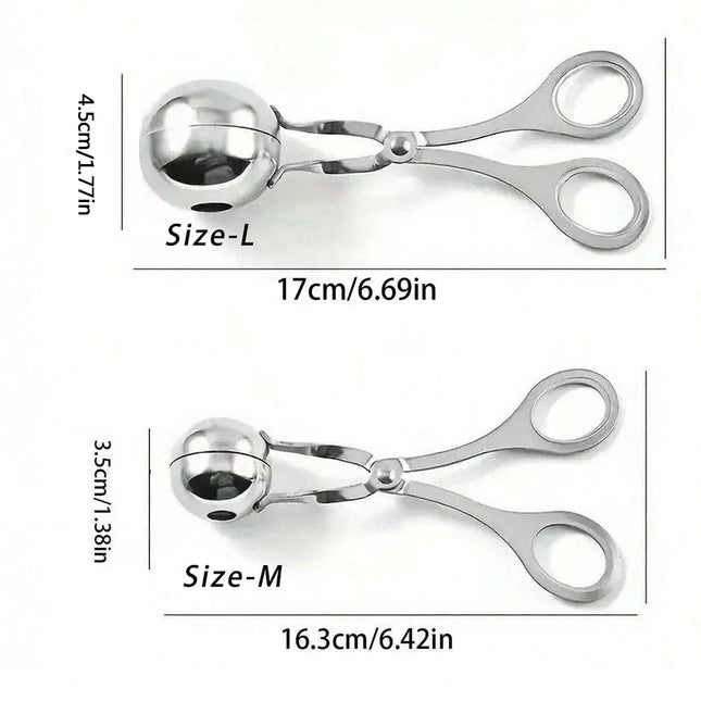 304 Stainless Steel Meatball Maker Kitchen Gadget Baller - Easy to Use Meat Ball Maker for Perfectly Shaped Meatballs