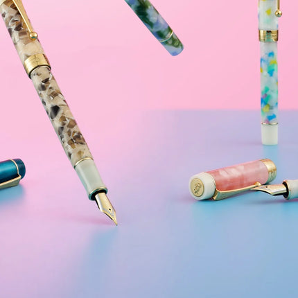 JINHAO 100 Acrylic Fountain Pen Beautiful Green Gift Pen EF/F/M with Converter Writing Office School Supplies Stationery