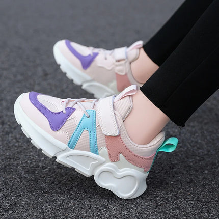 Youth Tennis Shoes Outdoor Ultra Light Jogging Training Comfortable Soft Sneakers Breathable Cushioning Girl Daily Walking Shoes