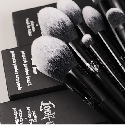 Kat Von D  Makeup Brush Set & Kit Foundation Blush Highlight Concealer Powder Sculpting Eyeshadow Brush KVD Brand Makeup Brush