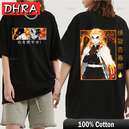 Demon Slayer T Shirt Nezuko Tshirt Women Kimetsu No Yaiba Top Tees Japanese Anime Tanjirou Kamado Tops Manga Harajuku T-shirt