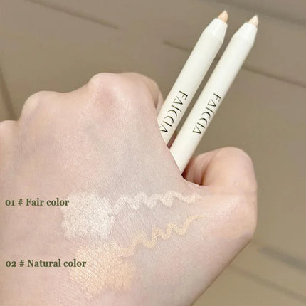 Fair Color Matte Brighten Concealer Pen Eyebag Dark Circles Concealing Stick Sponge Head Precision Concealer Pen With Sharpener