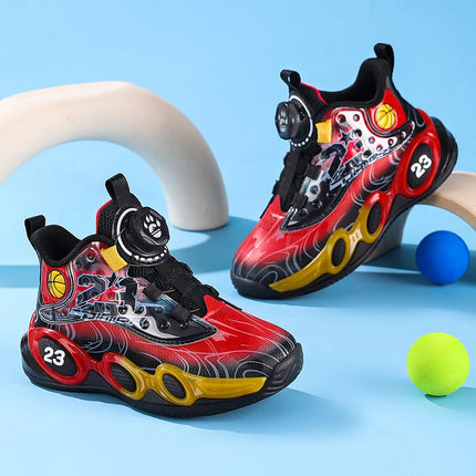 Childrens Sneakers Mesh Breathe Shock-absorbing Training Outdoor Ultralight Anti Slip Classic Running Shoes for Boys Girls