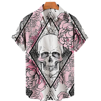 Men's Designer Hawaii Shirts Short Sleeve Collar Top Fashion Streetwear 3d Printed XS-5XL Hiphop Casual Vintage Clothing