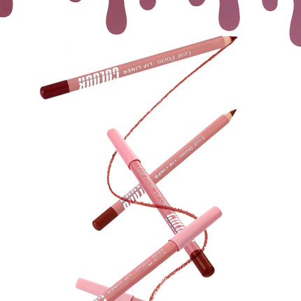 Lipstick Lipliner Pen Set Matte Velvet Lip Liner Pencil Contour Makeup Sexy Red Lip Stick Long Lasting Cosmetics