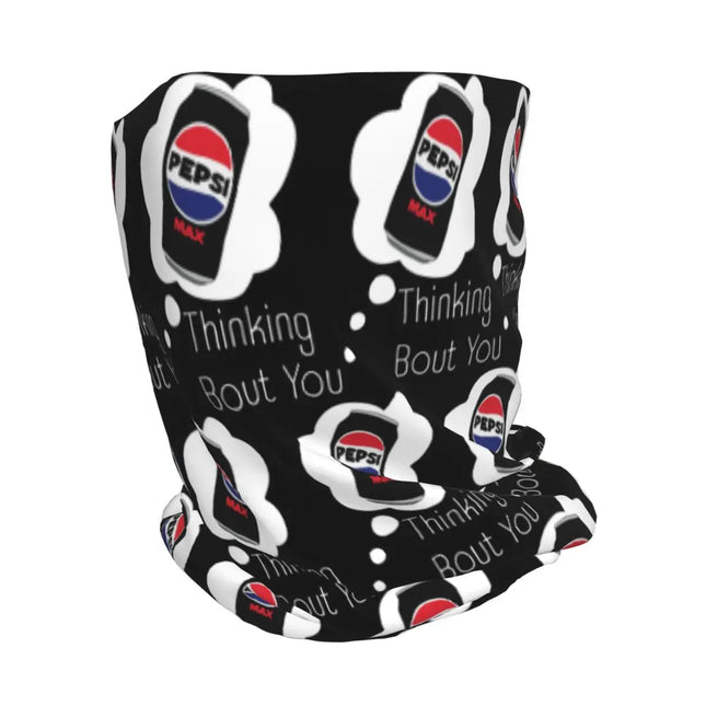Thinking Bout You Pepsi Max Bandana Neck Gaiter Wrap Mask Scarf Multi-use Headwear Beanies Hat for Men Women Adult All Season