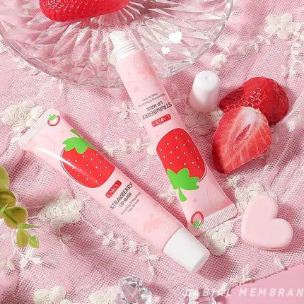 LAIKOU Strawberry Lip Balm  Moisturizing Refreshing Non-sticky Anti-Cracked Lip Mask Lips Care 18g
