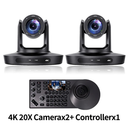 PTZ Camera 4K 20X Zoom Video Conference Camera Kit Church Meeting live broadcast PTZ camera Controller for Video Conferencing