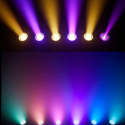 19x15W  LED Beam Moving Head Light RGBW Focusing Lights Zoom Stage Effect Lighting Projector for Disco Party Theater Concert