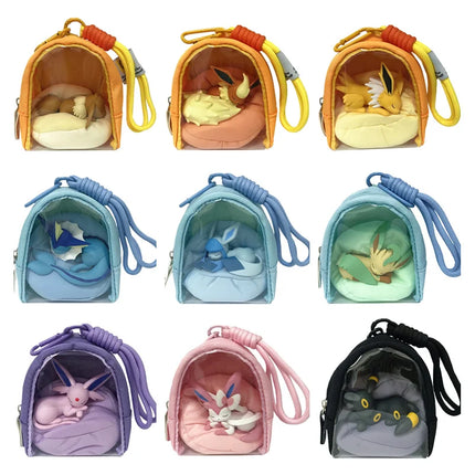 Pokemon Diy Sofa Sleeping Position Backpack Hanging Ornament Fairy Eevee Snorlax Jirachi Trendy Toys Decoration Collectible Gift