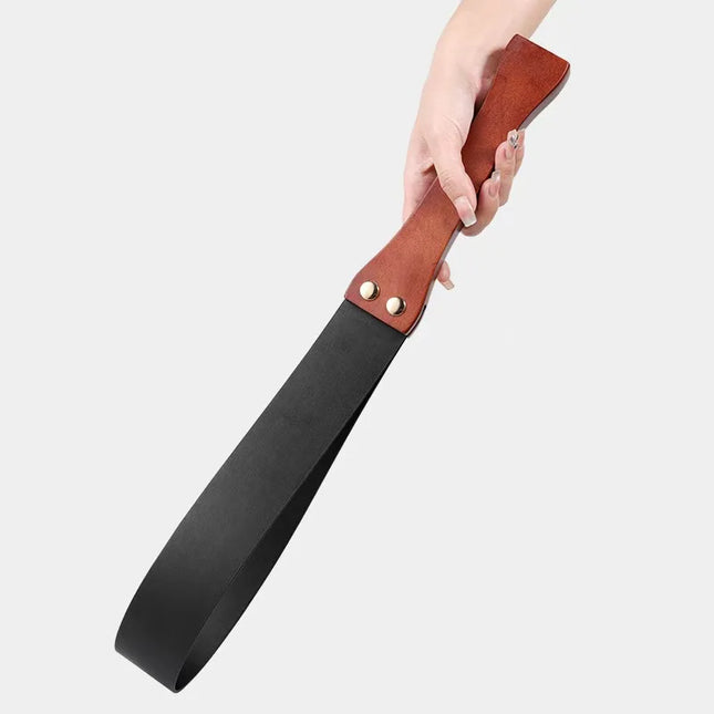 Leather Spanking Paddle Sex Whip Fetish Beat BDSM Slave Sex Toys Adult Games Women Men Flirt Whip Flogger Bondage Restraints