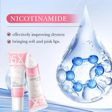 Vitamin C Moisturizing Lip Mask Plump Lips Nourishing Hydrating Lip Balm Lip Plumper Lipstick for Beauty Lips Skin Care