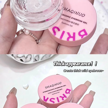 Three-dimensional Eyebrow Shaping Soap Eyebrow Gel Texture Creates Natural Eyebrows Styling Cream Waterproof Quick-Dry Makeup