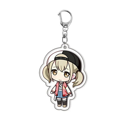 PJSK Kawaii Cute Anime Characters Acrylic Keychain Ornaments Girls Cartoon Backpack Charm Keyring Jewelry Accessories Gifts Toys