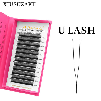 XIUSUZAKI  U-Shaped YY 3D 4D 5D W Eyelash Extensions New Style U/W Lashes Extension Mink Premade Volume Fans False Eyelashes