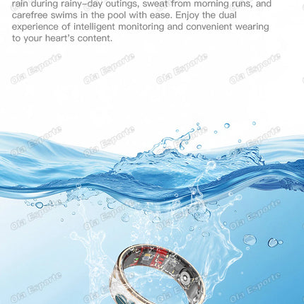 New Fashion Healthy Smart Ring IP68 Waterproof Wireless Call Heart Rate/Sleep/Blood Oxygen Monitoring For Android/IOS Men Women