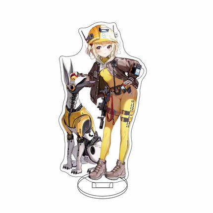Anime Nikke Goddess Of Victory Figures Model Plate Sexy Girl Cute Girl Pattern Key Ring Acrylic Standing KeyChain for Women Men