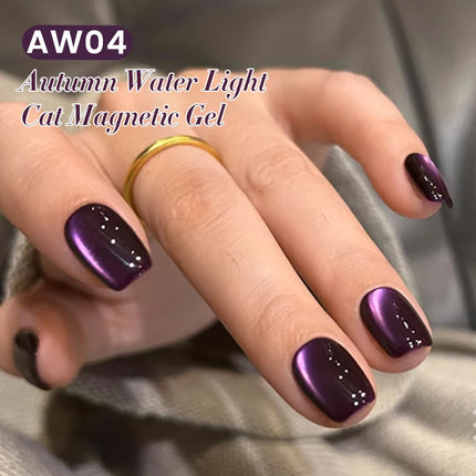 BORN PRETTY 10ml Water Light Cat Magnetic Gel for Autumn Winter Naills Semi Permanent Soak Off UV Gel Manicure Nail Art Varnish