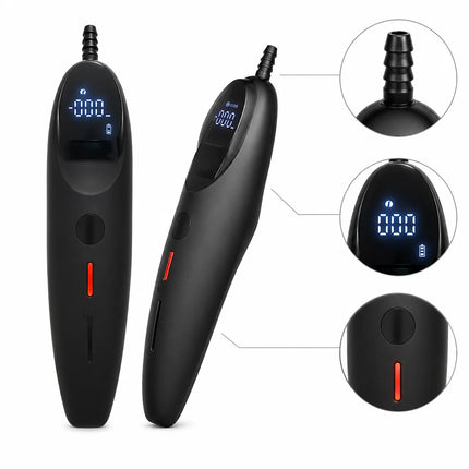 Electric Male Vacuum Pump with Digital Pressure Display, Negative Pressure Trainer Handle, Rechargeable Adult Wellness Device