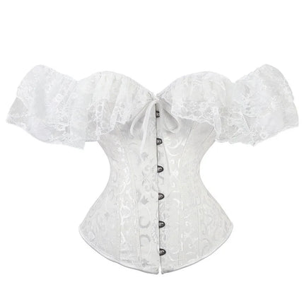 Lace Corset Top Women Shapewear Fajas Waist Trainer Slimming Lingerie Blouses Body Shaper Woman Corsets Sexy Outwear Shaping Tops