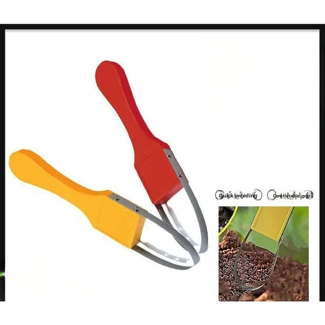 Garden Weeder And Transplanter Tool Hand Weed Puller For Digging Seedling Transplanting Home Gardening